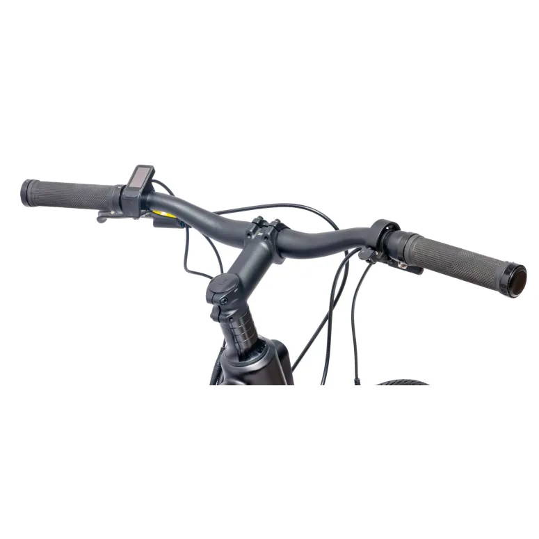 Rower Elektryczny Męski Miejski 28" LCD 250 W Aluminium Oświetlenie Stopka