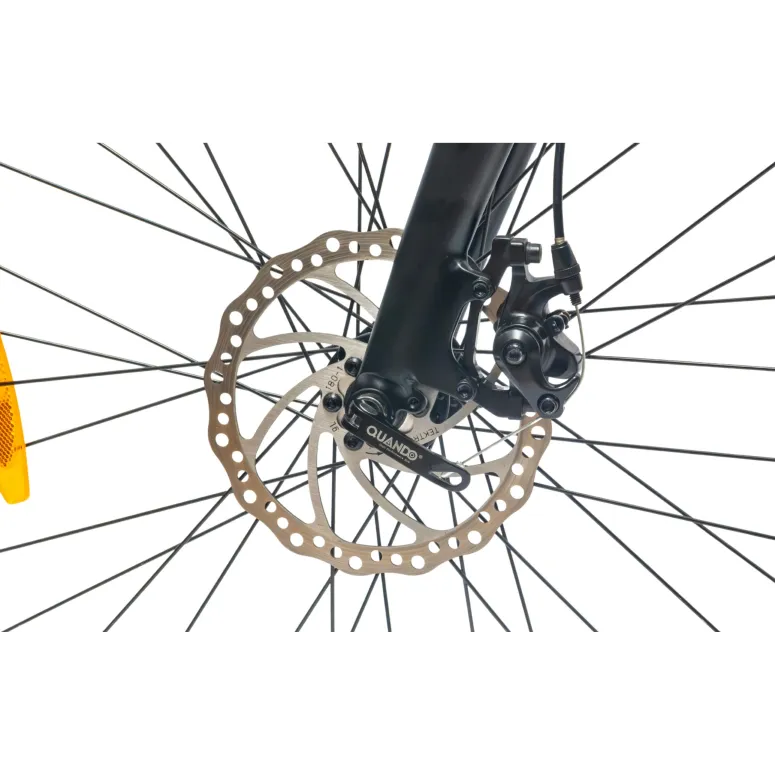 Rower Elektryczny Męski Miejski 28" LCD 250 W Aluminium Oświetlenie Stopka