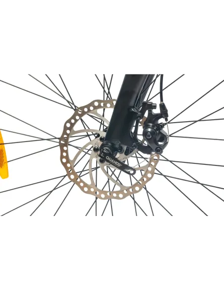 Rower Elektryczny Męski Miejski 28" LCD 250 W Aluminium Oświetlenie Stopka