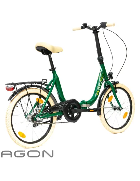 Rower Damski Męski Składany 20" SHIMANO Nexus Miejski Składak Oświetlenie