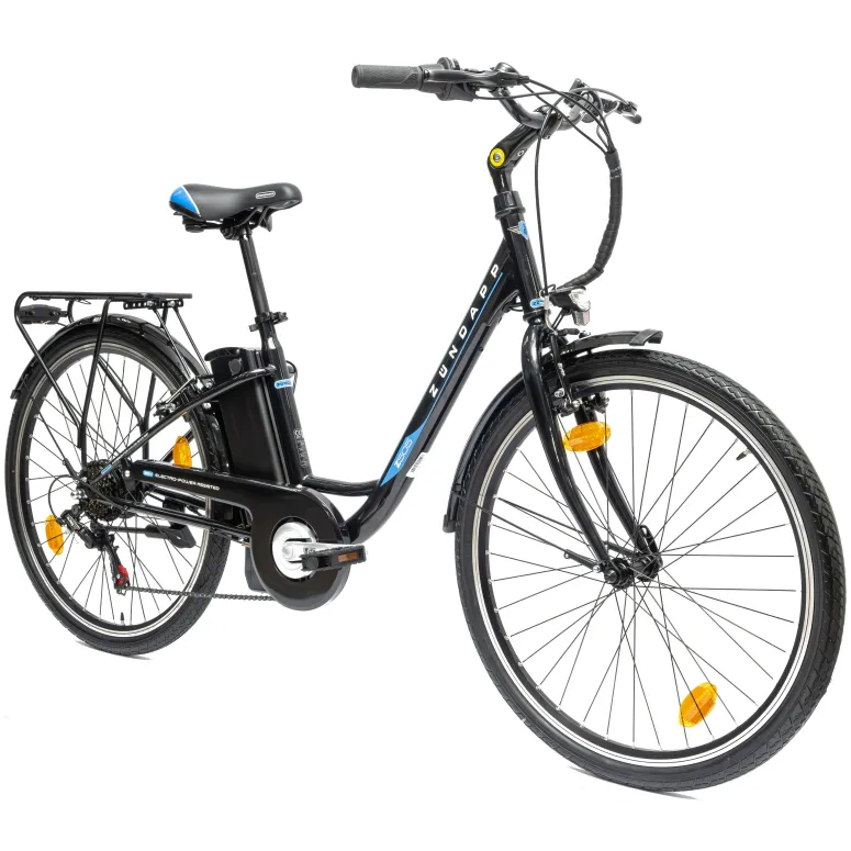 Rower Elektryczny Damski Miejski Koła 26" 250 W Wspomaganie 10Ah SHIMANO