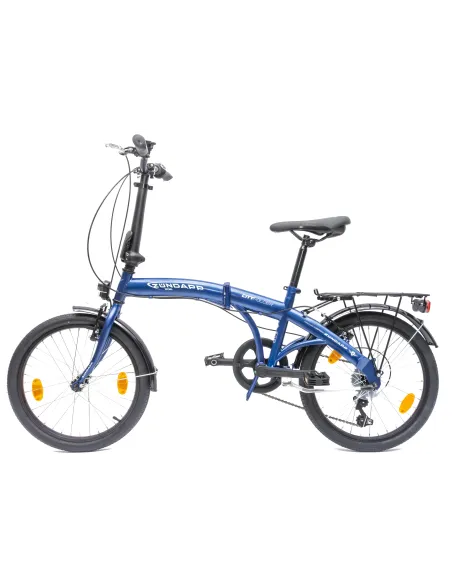 Rower Składany 20 Damski Męski Miejski Dzwonek Bagażnik Odblaski Światła