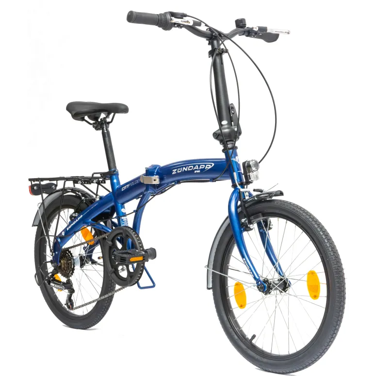 Rower Składany 20 Damski Męski Miejski Dzwonek Bagażnik Odblaski Światła