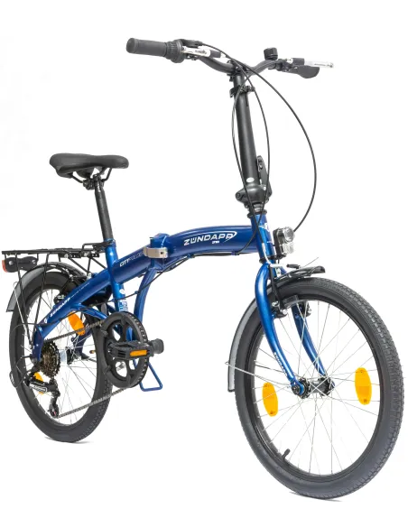 Rower Składany 20 Damski Męski Miejski Dzwonek Bagażnik Odblaski Światła