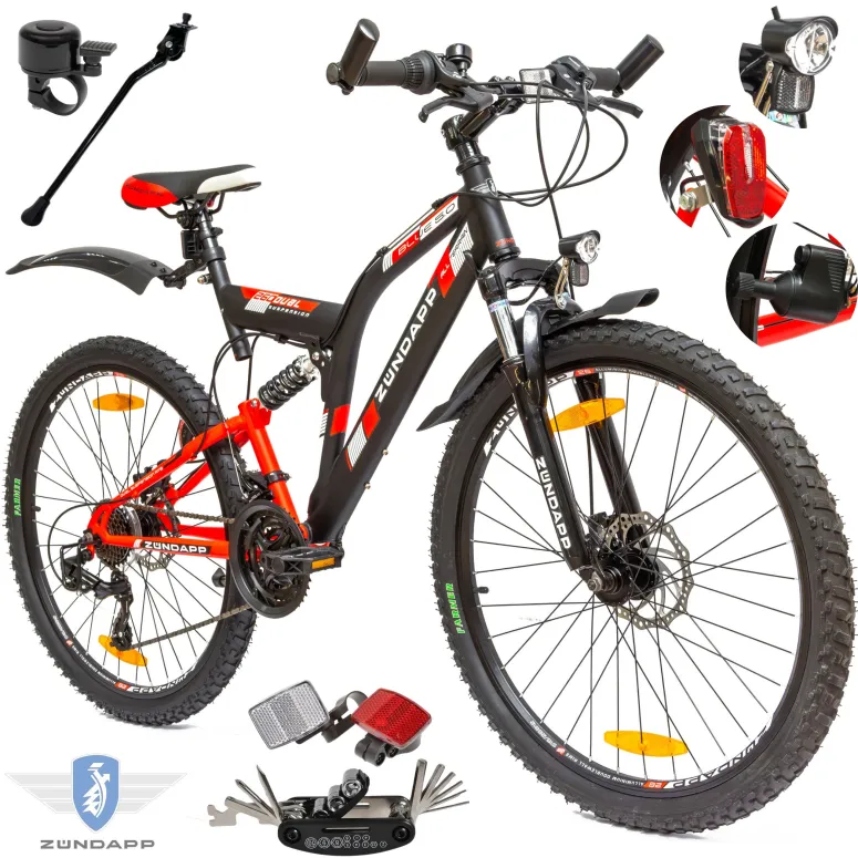 Rower Męski Górski 26 MTB Damski Tarcze Amortyzacja Młodzieżowy Oświetlenie