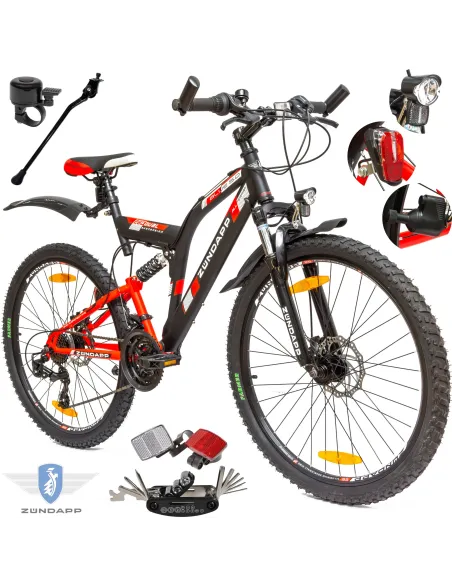 Rower Męski Górski 26 MTB Damski Tarcze Amortyzacja Młodzieżowy Oświetlenie