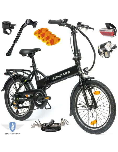 Elektryczny Rower Składany 20 Męski Damski Składak 7,8Ah Wspomaganie 3 Tryb