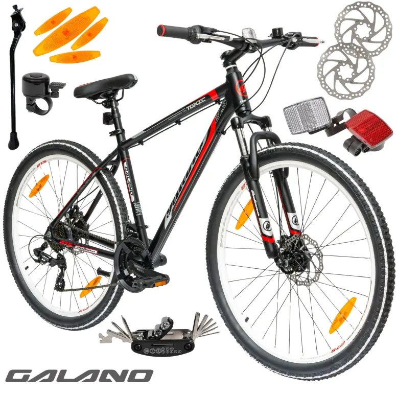 Rower Męski Górski Koła 27,5" MTB Amory SHIMANO Aluminium Stopka Dzwonek