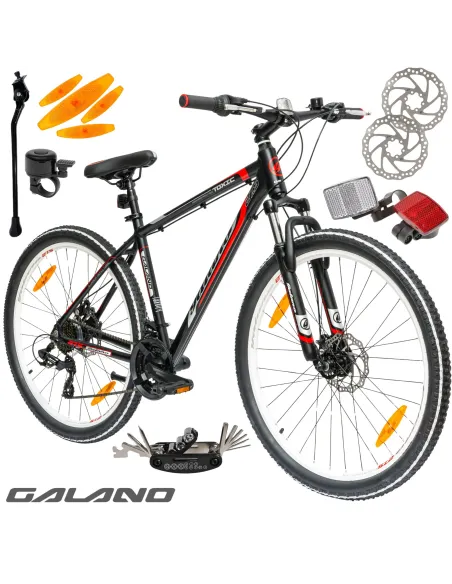 Rower Męski Górski Koła 27,5" MTB Amory SHIMANO Aluminium Stopka Dzwonek