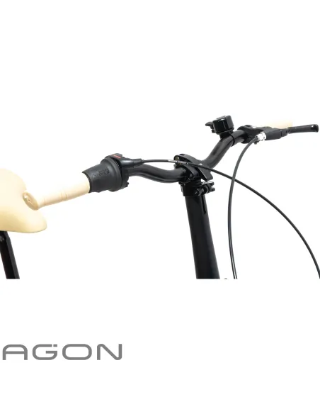 Rower Miejski Składany 20 Nexus 3 Kontra Dzwonek Światła Stopka Bagażnik