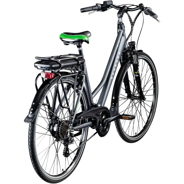 Elektryczny Rower Trekkingowy 28 ALU Wspomaganie 3 Tryby Damski Oświetlenie
