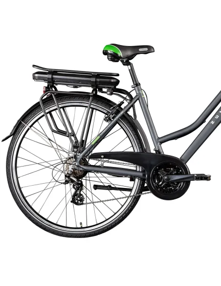Elektryczny Rower Trekkingowy 28 ALU Wspomaganie 3 Tryby Damski Oświetlenie