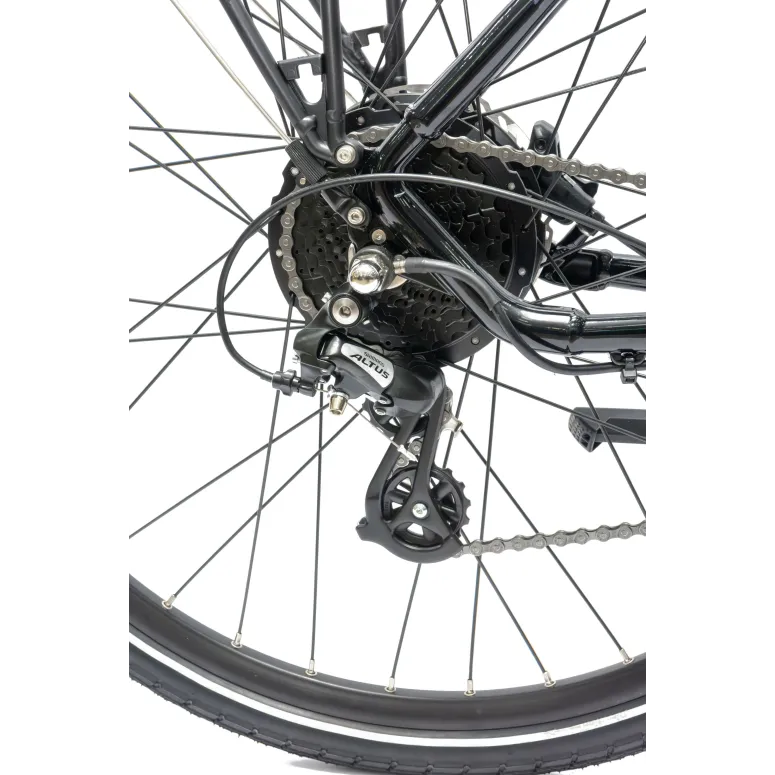 Rower Elektryczny Damski Męski Trekkingowy 28 250W Shimano Hydraulika ALU