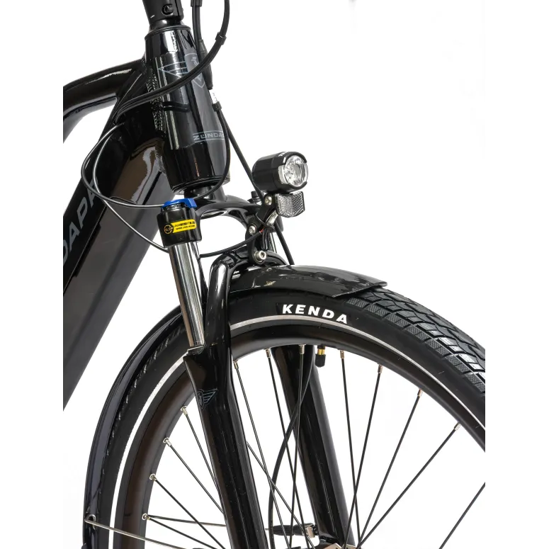 Rower Elektryczny Damski Trekkingowy 28" SHIMANO Altus 250 W Hydraulika LCD