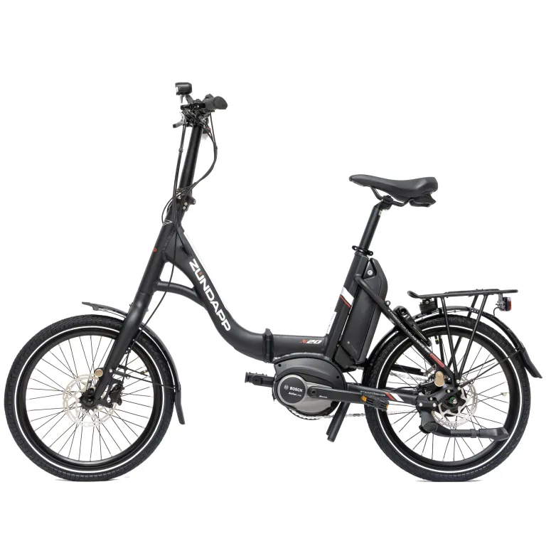 Składany Rower Elektryczny Uniwersalny 20" Bosch Nexus Tarcze Oświetlenie