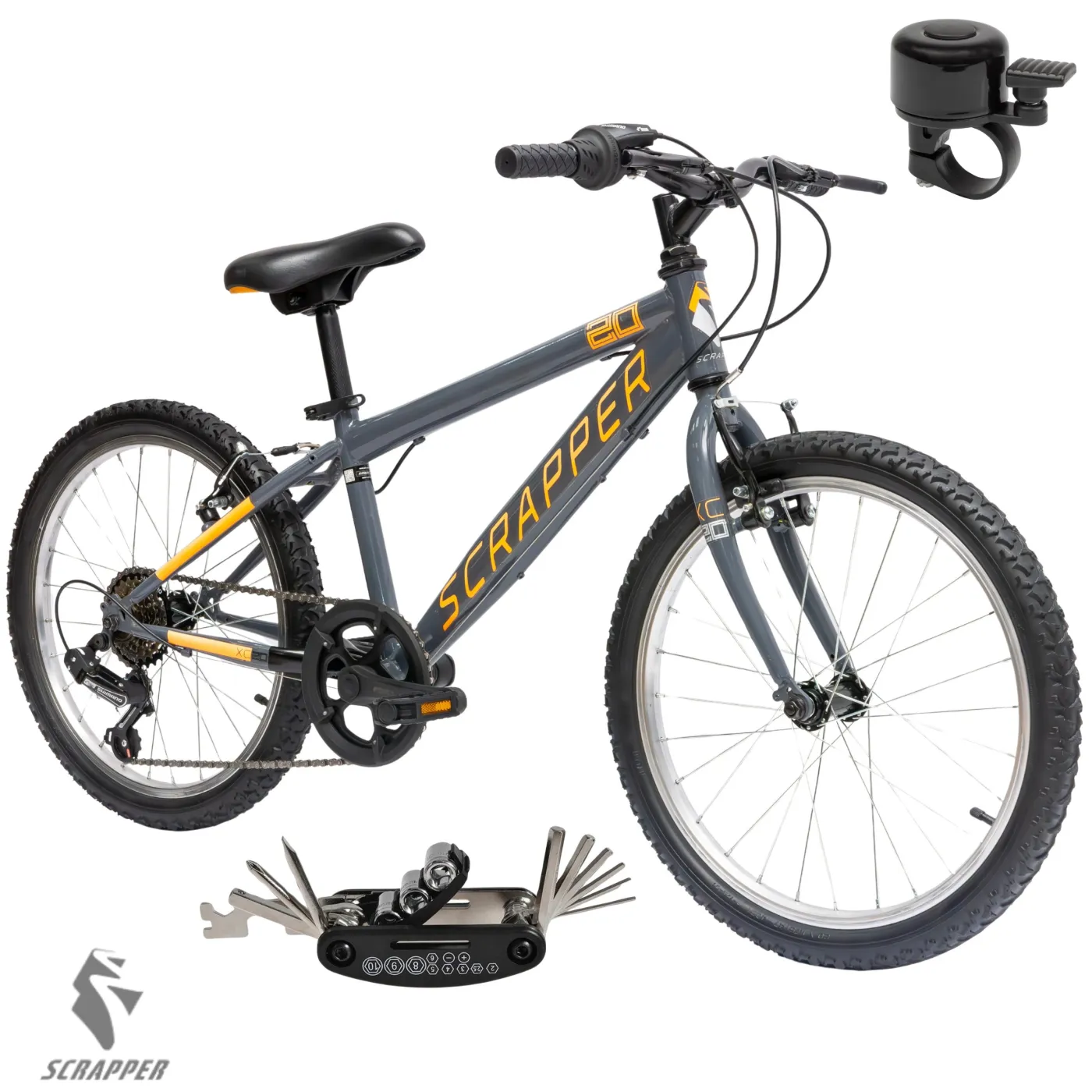 Rower Dziecięcy Koła 20" SHIMANO Rama Stalowa Dzwonek Chłopięcy Dziewczęcy