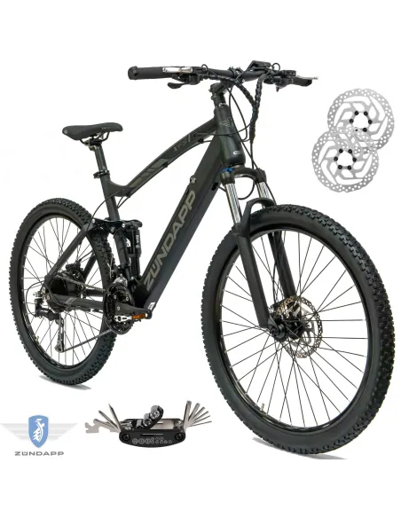 Górski Rower Elektryczny 27,5 MTB Alu Full Wspomaganie Alivio Tarcze Cyngle