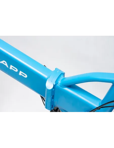 Rower Elektryczny Damski Męski Składany 20" SHIMANO 250 W Alu LED Składak