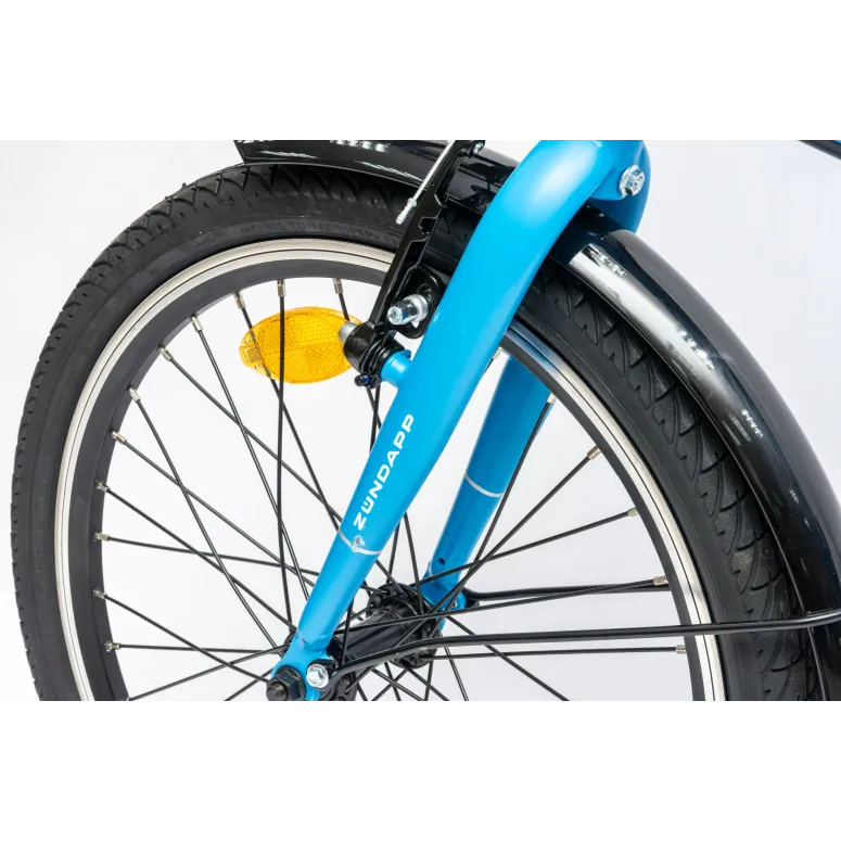 Rower Elektryczny Damski Męski Składany 20" SHIMANO 250 W Alu LED Składak