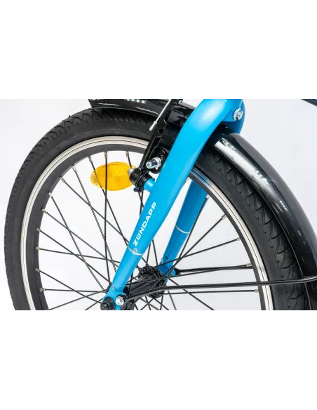 Rower Elektryczny Damski Męski Składany 20" SHIMANO 250 W Alu LED Składak