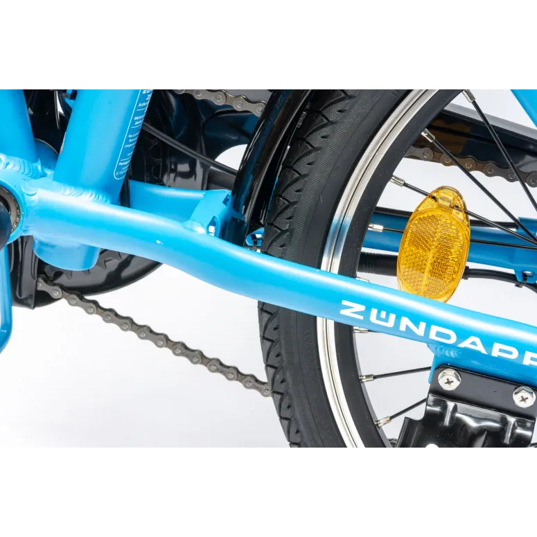 Rower Elektryczny Damski Męski Składany 20" SHIMANO 250 W Alu LED Składak