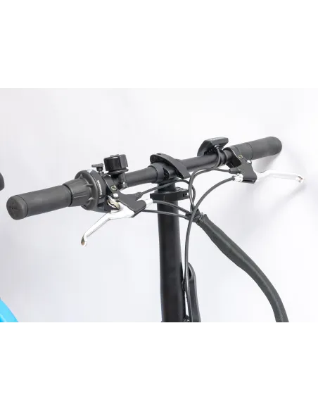 Rower Elektryczny Damski Męski Składany 20" SHIMANO 250 W Alu LED Składak