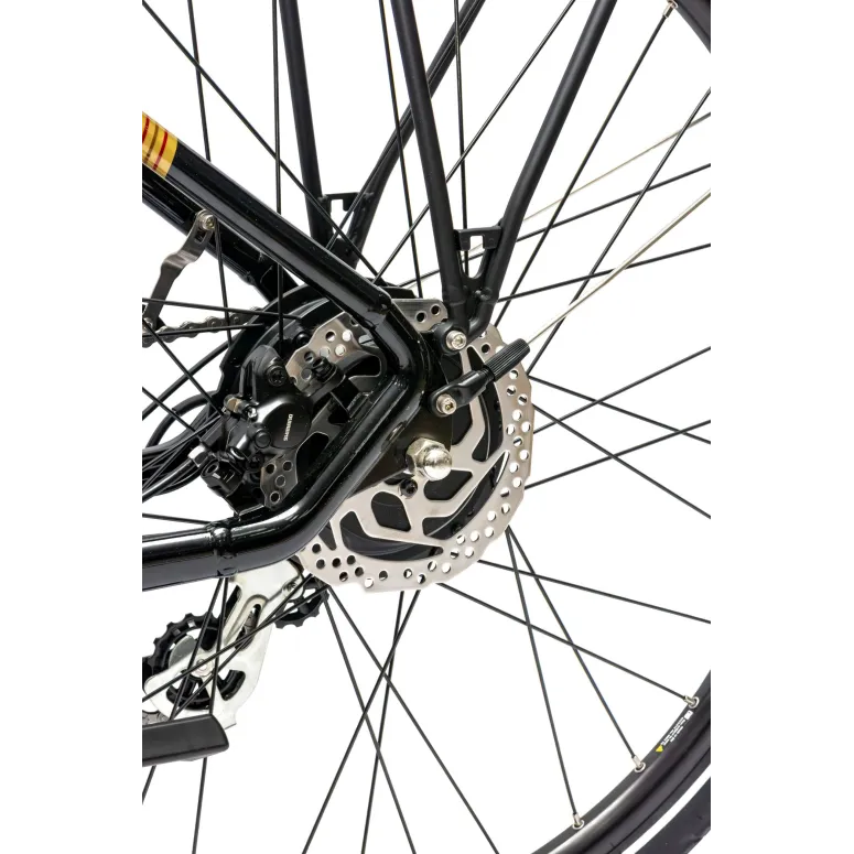 Rower Elektryczny Męski Trekkingowy Koła 28" SHIMANO 250 W LCD Aplikacja