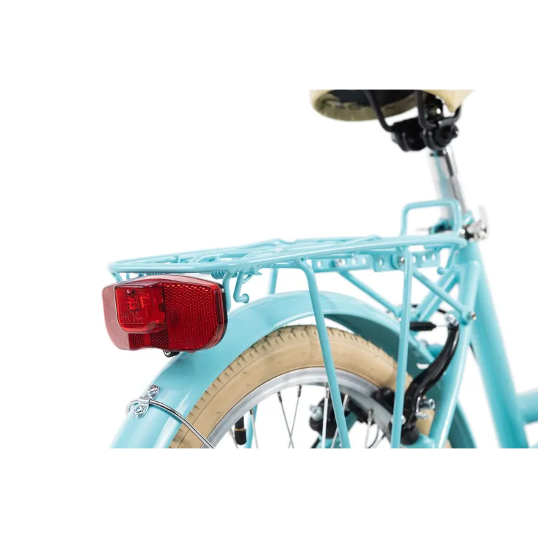 Dziewczęcy Rowerek Miejski 20 Bagażnik 6 Biegów - 7