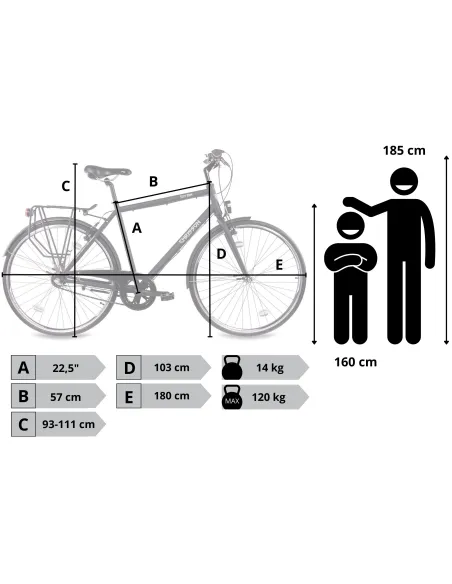 Rower Męski Miejski 28" Nexus Torpedo SHIMANO Światła Błotniki Bagażnik