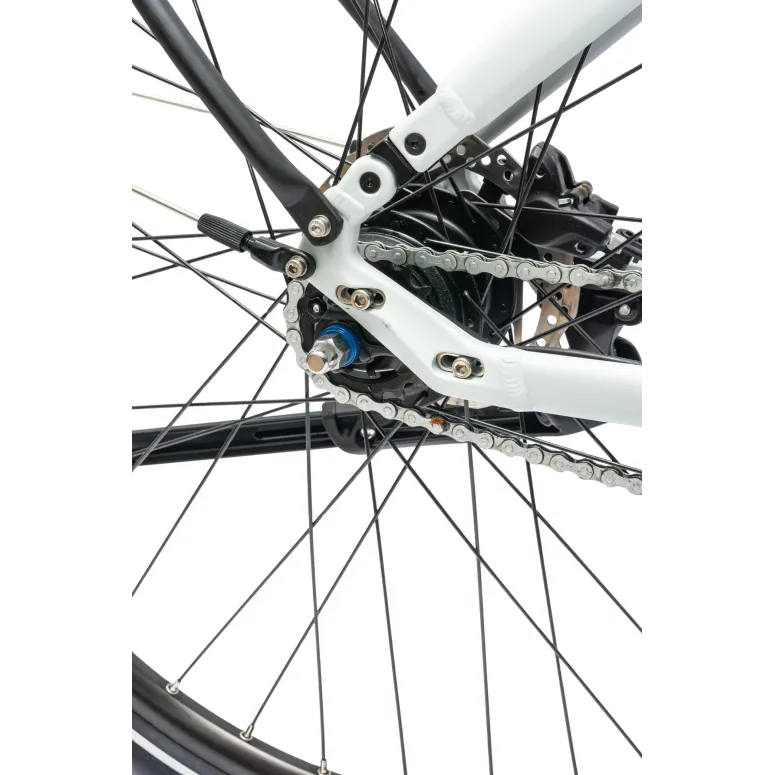 Rower Elektryczny Damski Trekkingowy SHIMANO Nexus LCD 250 W Aluminiowy