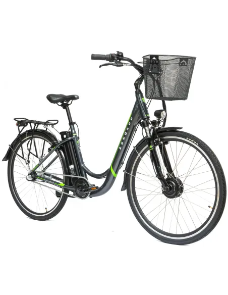 Rower Elektryczny Damski Męski Miejski Koła 28" SHIMANO Nexus LCD 250 W Alu