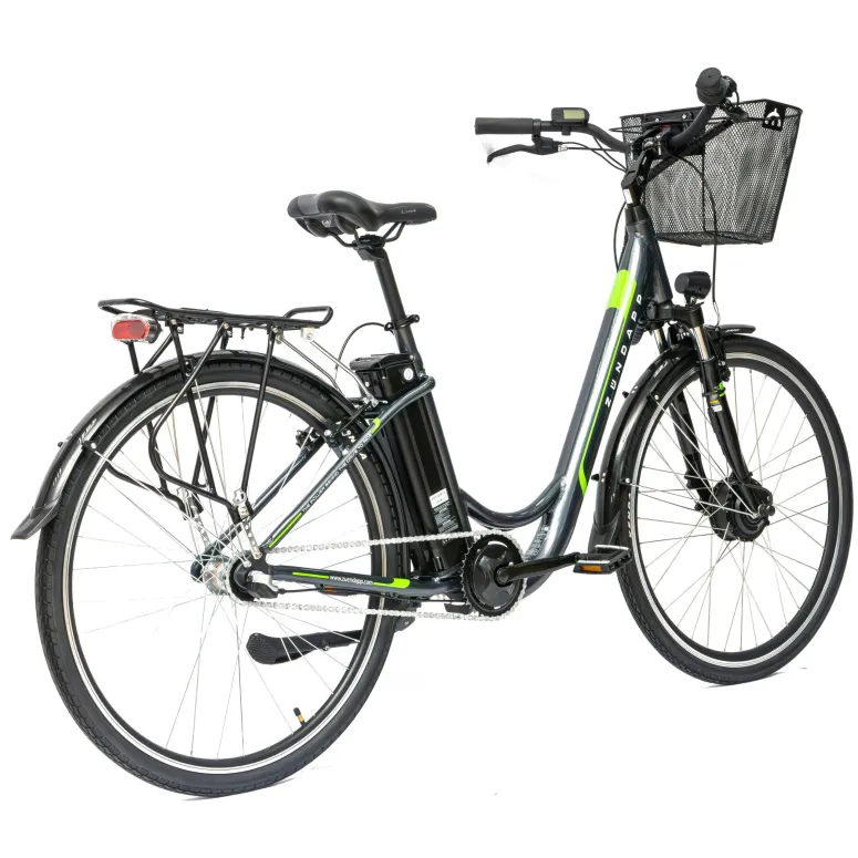 Rower Elektryczny Damski Męski Miejski Koła 28" SHIMANO Nexus LCD 250 W Alu