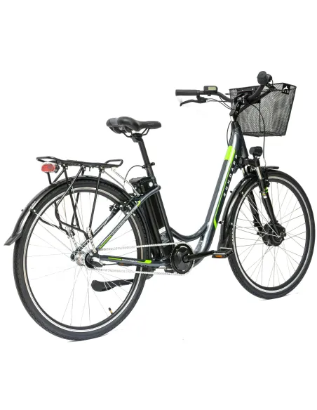 Rower Elektryczny Damski Męski Miejski Koła 28" SHIMANO Nexus LCD 250 W Alu