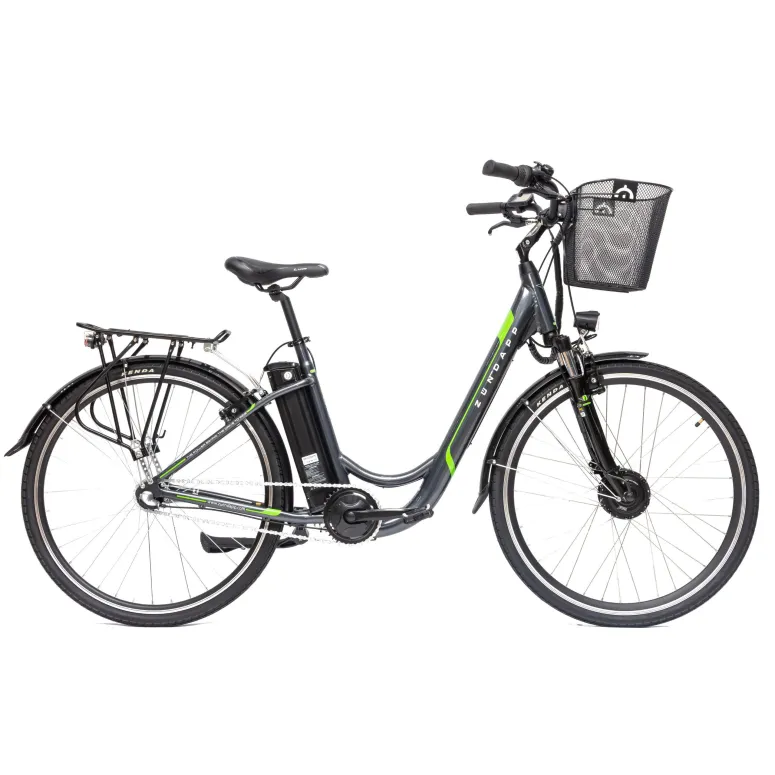 Rower Elektryczny Damski Męski Miejski Koła 28" SHIMANO Nexus LCD 250 W Alu