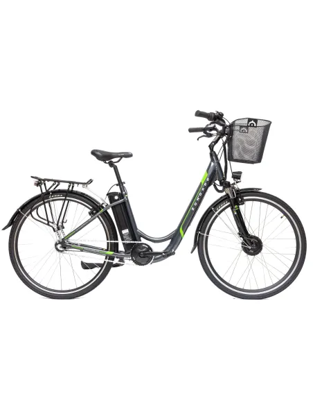 Rower Elektryczny Damski Męski Miejski Koła 28" SHIMANO Nexus LCD 250 W Alu