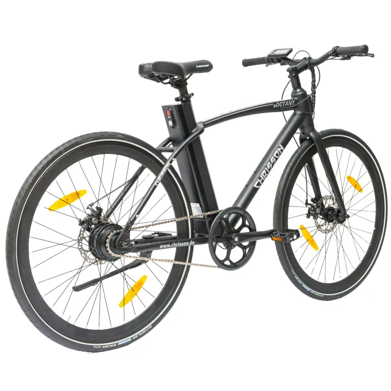 Rower Elektryczny Męski Trekkingowy Koła 28" Aluminium LCD 250 W Tarcze