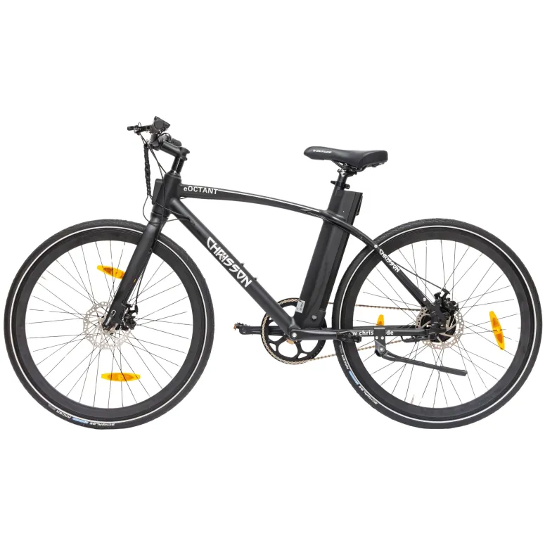 Rower Elektryczny Męski Trekkingowy Koła 28" Aluminium LCD 250 W Tarcze