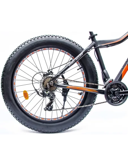 Rower Fatbike Terenowy Shimano Szerokie Opony 26 Amortyzacja Aluminium HIT!