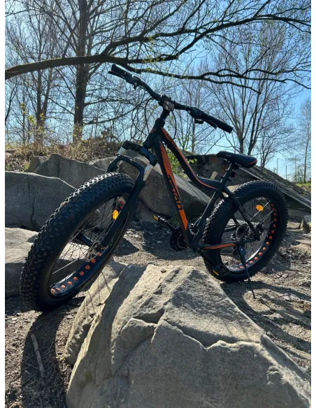 Rower Fatbike Terenowy Shimano Szerokie Opony 26 Amortyzacja Aluminium HIT!