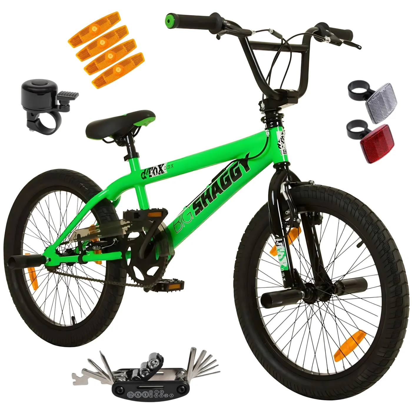 Rower Młodzieżowy BMX Koła 20 Wyczynowy Męski Damski Rotor 360 Pegi Dzwonek