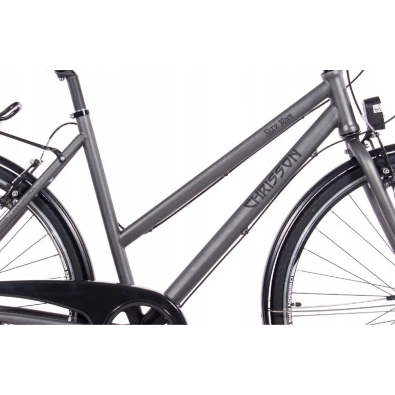 Rower Damski Miejski Koła 28" SHIMANO Błotniki Oświetlenie Bagażnik Damka