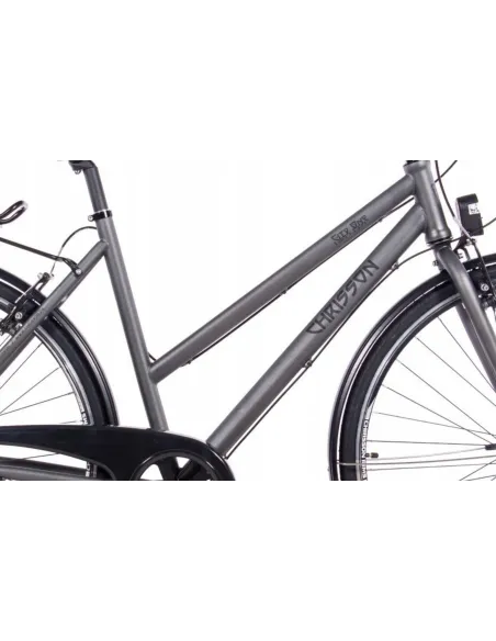 Rower Damski Miejski Koła 28" SHIMANO Błotniki Oświetlenie Bagażnik Damka