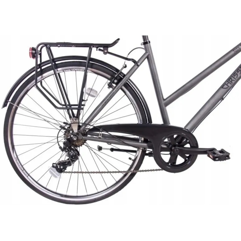 Rower Damski Miejski Koła 28" SHIMANO Błotniki Oświetlenie Bagażnik Damka