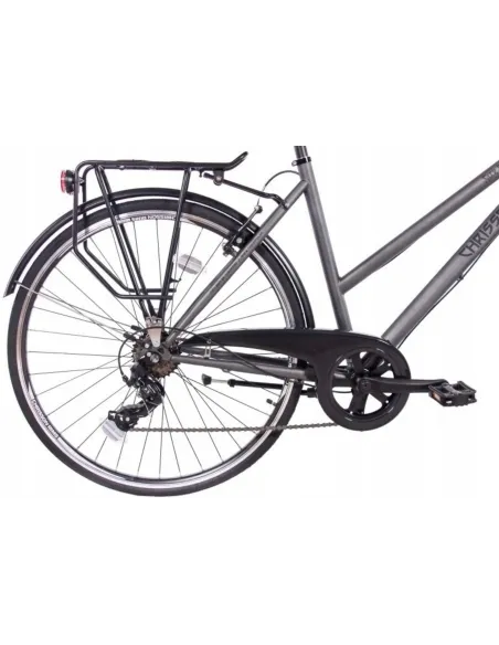 Rower Damski Miejski Koła 28" SHIMANO Błotniki Oświetlenie Bagażnik Damka