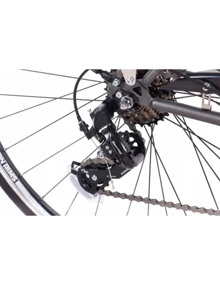 Rower Damski Miejski Koła 28" SHIMANO Błotniki Oświetlenie Bagażnik Damka