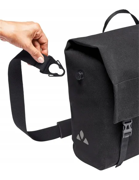 Torba Rowerowa na Bagażnik VAUDE Augsburg IV L A4 20 L Plug and Ride Czarna