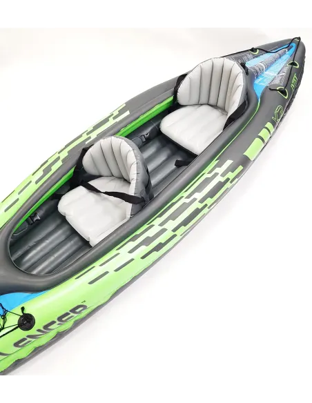 Kajak Nadmuchiwany INTEX Challenger K2 2-osobowy Sporty Wodne Para Wioseł