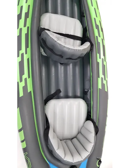 Kajak Nadmuchiwany INTEX Challenger K2 2-osobowy Sporty Wodne Para Wioseł