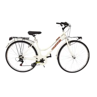 Miejski Rower Damski Retro 28 Damka 6 Bieg Światła