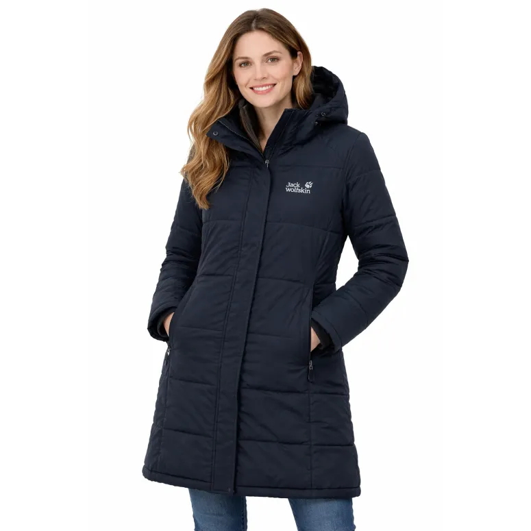 Kurtka Zimowa Damska Jack Wolfskin Microguard Stormlock Płaszcz Parka r. M